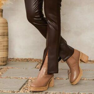 Oasis Society Chunky Heeled Ankle Boots